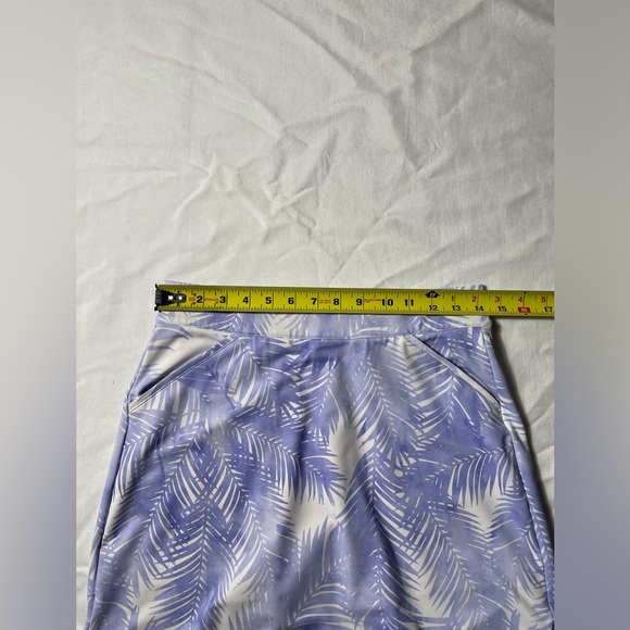 Peter Millar tropical Palm Performance Athletic golf Tennis Skort Women Sz S - Picture 3 of 6
